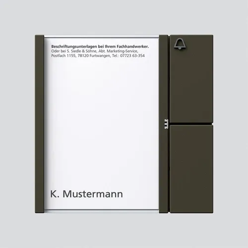 Siedle Namensschilder von Siedle&Söhne Tasten-Modul Funktionsmodule