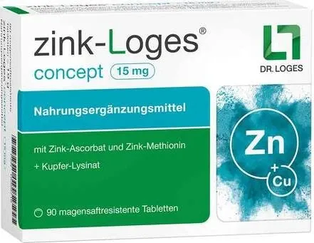Zink-loges Concept 15 Mg Magensaftres.tabletten