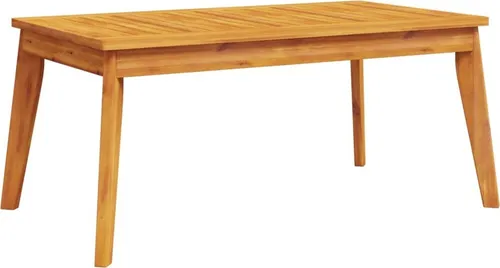 vidaXL Garten-Esstisch aus Akazienholz 100x55 cm - Gartentisch aus massivem Akazienholz, ideal für gesellige Mahlzeiten im Freien. Robust, pflegeleicht und mit einzigartiger Holzmaserung – perfekt für Garten und Terrasse.