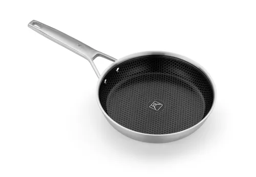 Bratpfanne 28cm aus Edelstahl und Keramik-Antihaftbeschichtung | BRA Hybrid Cell