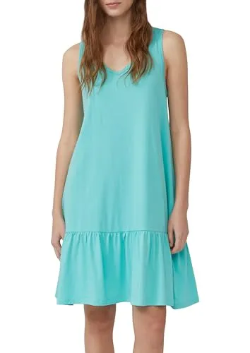 s.Oliver Kurzes Jersey-Kleid mit Schleifendetail am Rücken in blau von s.Oliver