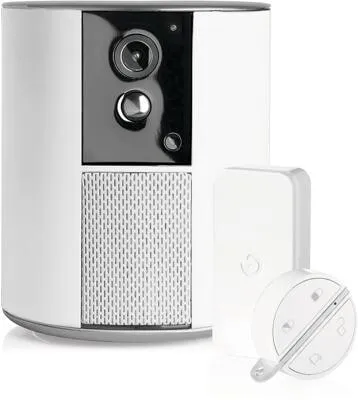 Somfy One (2401493) + Kit: Sicherheitskamera mit Full-HD - Zubehör für Alarmanlagen mit Full-HD Kamera, 130° Blickwinkel und 6m Nachtsicht für optimale Sicherheit in Ihrem Zuhause.