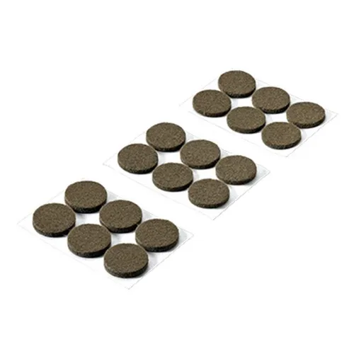 HETTICH Filzgleiter selbstklebend D25mm,braun 18 Stück (0,13 EUR/Stück)