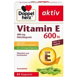Produktbild Doppelherz Vitamin E 600 N Weichkapseln