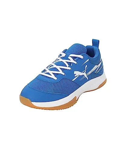 Puma Varion II Jr Hallenschuhe für Kinder - Vielseitige Hallenschuhe für Multisport mit atmungsaktivem Variomesh-Obermaterial und SOFTFOAM+ Einlegesohle für optimalen Komfort und Dämpfung.