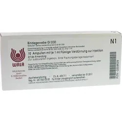 Bindegewebe Gl D30 10 ML - Homöopathisches Arzneimittel zur Injektion für das Bindegewebe, unterstützt die anthroposophische Therapie und ist in einer praktischen 10 ML Packung erhältlich.