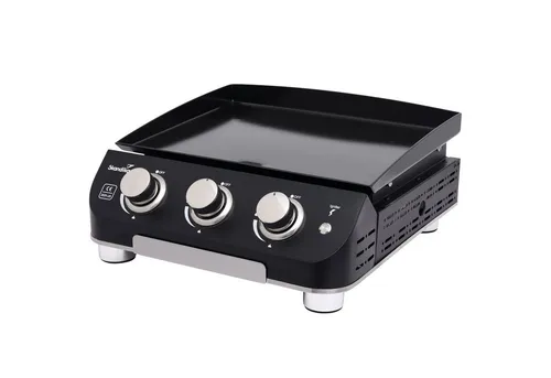 Skandika Camping-Gasgrill 3-Brenner Gasplancha Palo - Campinggrill für Outdoor-Abenteuer mit 3 regulierbaren Brennern für gleichmäßige Hitze und vielseitigen Grillspaß. Ideal für Balkon, Garten oder Camping!