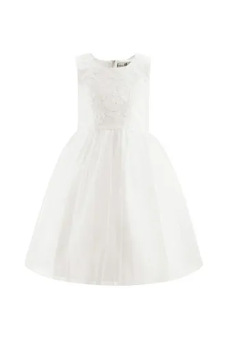 happy girls by Eisend Kleid in Weiß, Größe 128