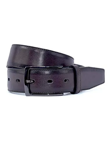LLOYD Thin Leather Belt W90 - Edler Ledergürtel in Dunkelbraun - Herren Gürtel aus 100% Leder in eleganter dunkelbrauner Farbe, ideal für stilvolle Outfits und einen perfekten Sitz.