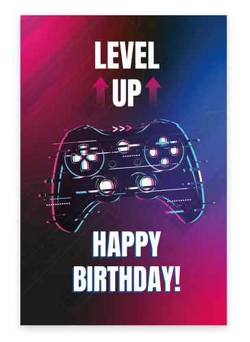 Geburtstagskarte Happy Birthday Karte 18x12cm für teenager Jugendliche 1