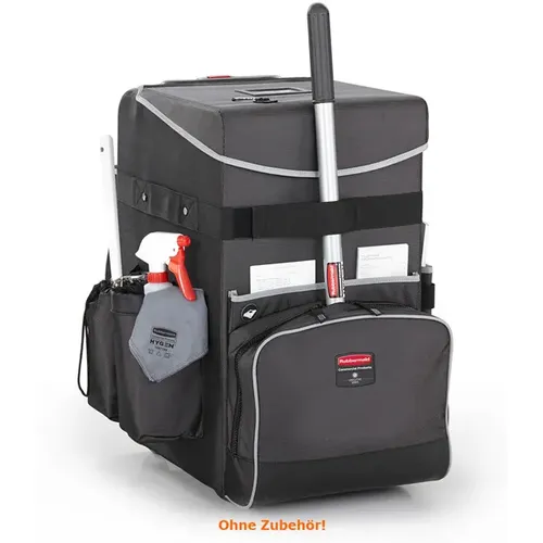 Reinigungstrolley QuickCart groß Dunkelgrau von Rubbermaid