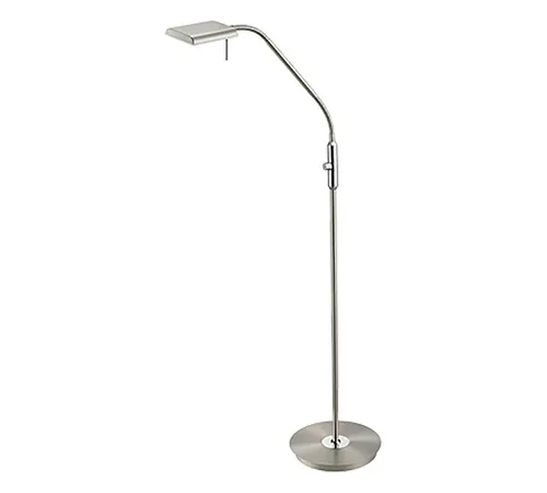 Trio Leuchten LED Stehleuchte Bergamo 420910107 in silber von TRIO Leuchten