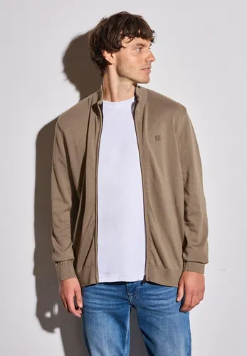 STREET ONE MEN Strickjacke aus reiner Baumwolle