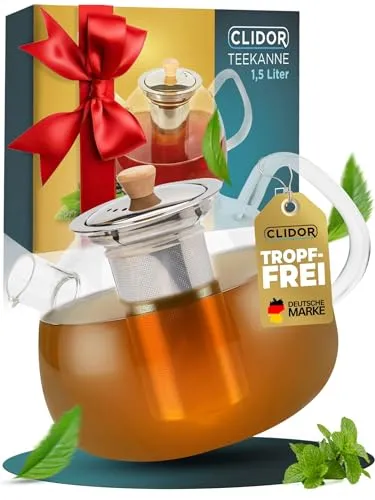 CLIDOR Teekanne mit Siebeinsatz von CLIDOR