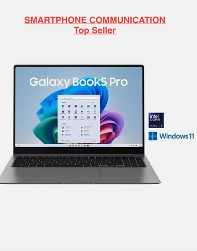SAMSUNG Galaxy Book5 Pro Copilot+ 16 Zoll - Convertible Laptop mit Intel Core Ultra 5, 512 GB SSD und Wi-Fi 7 für blitzschnelle Leistung und moderne Konnektivität.