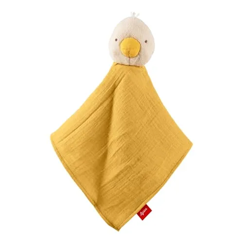 sigikid Schnuffeltuch Ente, sigibaby - Babyspielzeug Tröster, Schmusetuch aus Musselin Geschenk für Babys ab Geburt