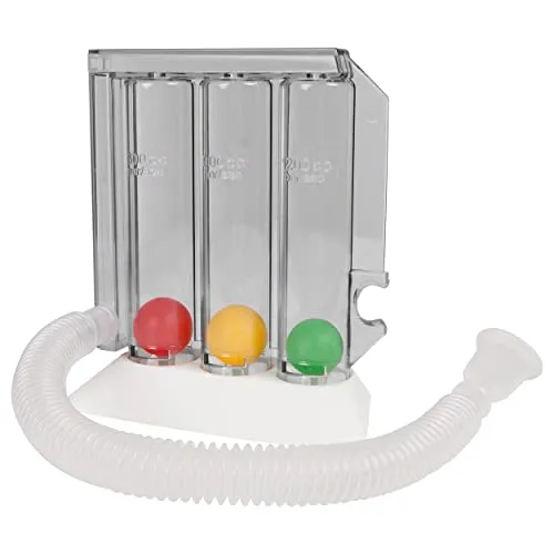 Respiprogram Atemtrainer mit 3 Kugeln - Inhalatoren, tragbarer Atemtrainer für effektives Atemtraining und Verbesserung der Lungenfunktion.