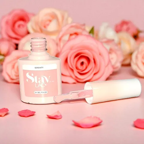 Stay LAC UV Gel Polish Nagellack Farbe Serenity Pastell Beige Rosa Nagelstudio