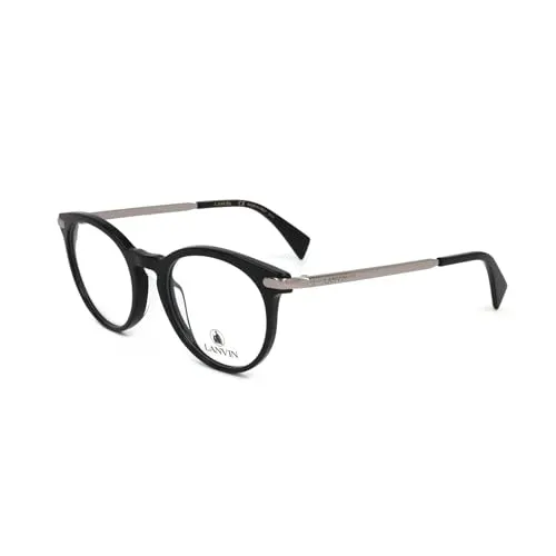 Lanvin LNV2619 001 Black Eyewear Man ZYL, Round, 52