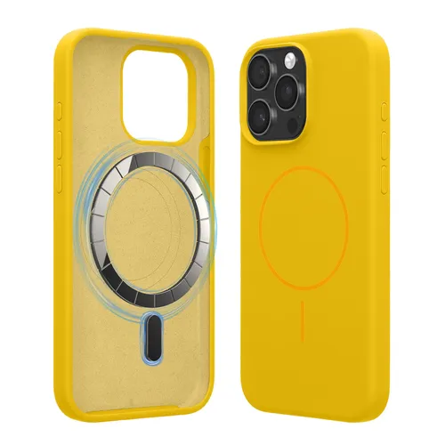 Soft Silikon Case für Apple iPhone 15 Pro Max magnetische Hülle