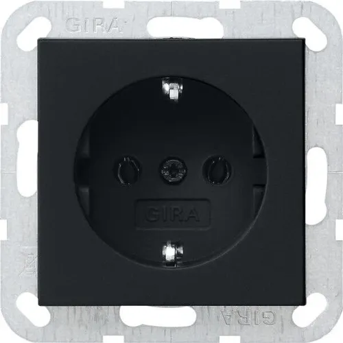 GIRA System 55 E2 Schwarz matt USB Steckdose Rahmen Schalter Wippe Taster