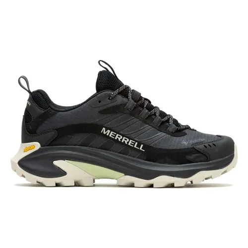 Merrell Moab Speed 2 GTX black 37,5 - Fitnessschuhe & Laufschuhe für Damen, atmungsaktiv und wasserdicht dank Gore-Tex-Membran, perfekte Traktion und Komfort für jedes Terrain.