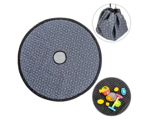 Zamboo Spielmatte Grau Weiß - 2in1 Spielplatzdecke mit Tragetasche - Spielmatte und Tragetasche in einem! Die Zamboo Spielplatzdecke ist wasserabweisend, hält Deine Kleidung trocken und lässt sich einfach transportieren.