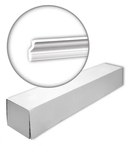 Profhome Sockelleiste 650171-box – Eckleisten Set mit 36 Deckenleisten - Praktisches Set mit 36 weißen Sockelleisten (7200 cm), ideal für die einfache Montage. Hergestellt aus robustem XPS, sorgt für eine ansprechende Optik und ist leicht zu verarbeiten.