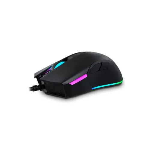 Newskill Eos Gaming-Maus - Professioneller optischer Sensor, anpassbare Beleuchtung und ergonomisches Design für optimales Gaming-Erlebnis
