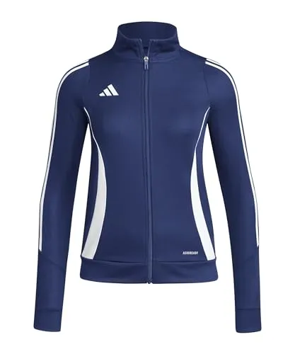 adidas Damen Trainingsjacke Tiro 24 Track Jacket W - Trainingsjacken für Damen, schmal geschnitten mit AEROREADY-Technologie für optimalen Komfort und schweißableitende Eigenschaften, aus 100% recyceltem Polyester.