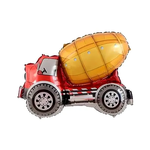 Folienballon Fahrzeug Motiv, Betonmischer Design, ca. 79,5 * 66 cm