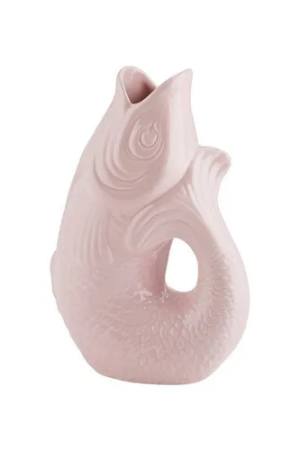 Giftcompany Monsieur Carafon Vase/Karaffe Fisch S, 1,2l - Dekovase im maritimen Design, ideal für Getränke oder als dekorative Vase. Das zarte Sea-Pink-Motiv bringt eine frische Atmosphäre in jeden Raum.