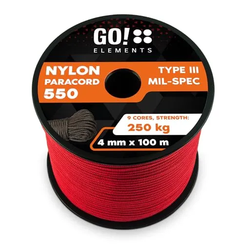 GO!elements 100m Paracord Seil von GO!elements