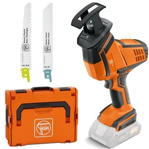 FEIN Akku-Säbelsäge ASAS 18-21 K - Kompakte Akku-Säbelsäge für schwer zugängliche Stellen, kompatibel mit 18V AMPShare und Bosch Akkus. Hoher Arbeitsfortschritt und vibrationsarm für ermüdungsfreies Arbeiten.