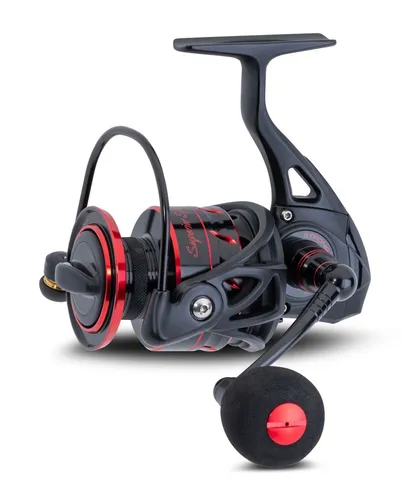 Uni Cat Superior Spin 4500 Wallerrolle - Angelrolle für Süßwasser- und Salzwasserangeln mit Aluminiumspule und 12kg maximalem Widerstand. Ideal für Angler, die auf der Suche nach einer robusten und leistungsstarken Rolle sind.