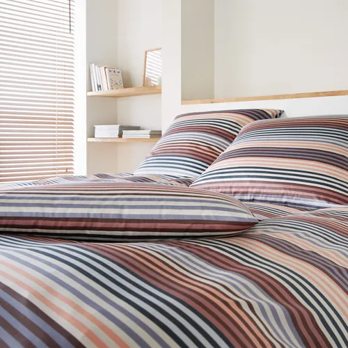 Elegante Bettwäsche Rio, Jersey, 2-teilig - Bettwäsche-Sets aus 100% Baumwolle, atmungsaktiv und temperaturausgleichend für erholsamen Schlaf. Pflegeleicht mit verdecktem Reißverschluss - Made in Germany.