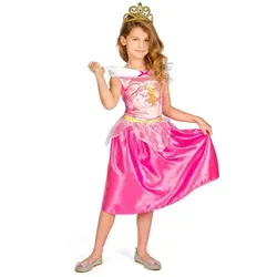 Disguise Kostüm Aurora Kostüm Dornrösschen Disney Rosa rosa 122/134 (7-8 Jahre)