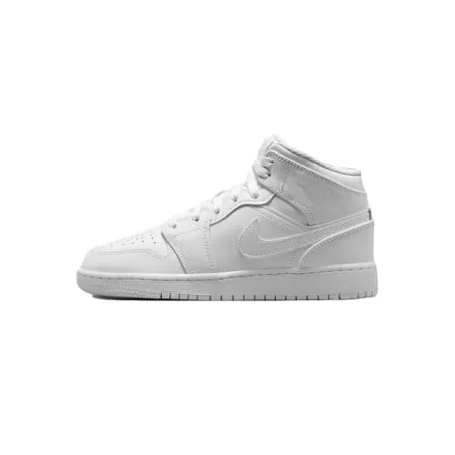 Jordan Air 1 Mid (GS) Unisex Erwachsene, Weiß, 36.5 EU von Jordan