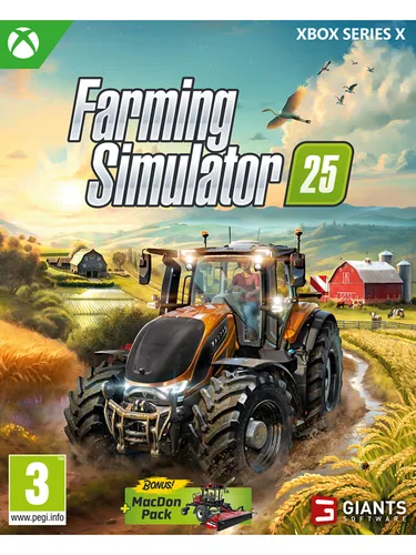 Farming Simulator 25 - Microsoft Xbox Series X - Simulator für Xbox Series X, erlebe realistische Landwirtschaft mit beeindruckender Grafik und umfangreichen Fahrzeugen.