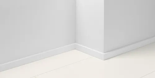 Parador Sockelleiste SL 3 Dekor Uni weiß D001, Fußleiste