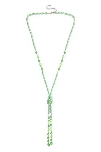 COLLEZIONE ALESSANDRO Lange Kette Heather, mit Glasperlen in grün von collezione alessandro