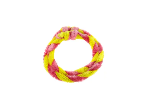 Nabenputzringe Gelb/Rosa (Set 1x 25cm + 1x 30cm für Fahrrad)