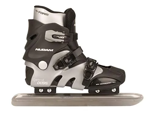 Schreuders Sport Nijdam Speed Skate, schwarz/Silber, Size 41