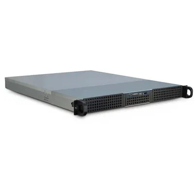 Inter-Tech 1U-10255 Server Gehäuse silber - Kompaktes Mini-ITX Gehäuse mit Platz für mehrere Laufwerke und effizienter Kühlung. Ideal für professionelle Anwendungen und zuverlässigen Betrieb.