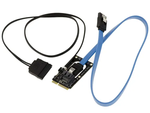 SATA Zu mSATA Adapter Mit Stromversorgung Für Die Festplatte