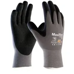 ATG `MaxiFlex® EnduranceTM` (34-844) Nylon-Strickhandschuhe mit Noppen - Größe 10 (XL)