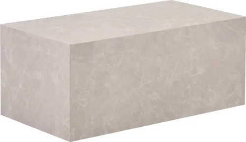Home Deluxe Couchtisch Amiri L - Beige, 95 x 50 cm - Kaffeetisch aus MDF, bereits fertig montiert und ideal für stilvolle Wohnzimmergestaltung.