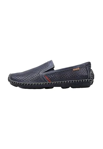 Pikolinos Mokassins Jerez für Männer in Blau - Slipper & Mokassins für Herren, aus hochwertigem Leder gefertigt, bieten perfekten Sitz und ganztägigen Komfort – ideal für stilbewusste Männer.