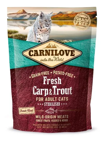 Carnilove Cat Fresh 400g Karpfen & Forelle Sterilised