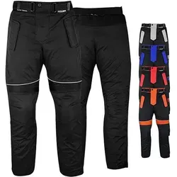 German Wear Motorradhose GW302T Herren Motorradhose Textilien Motorrad Hose Kombihose schwarz 46/XS